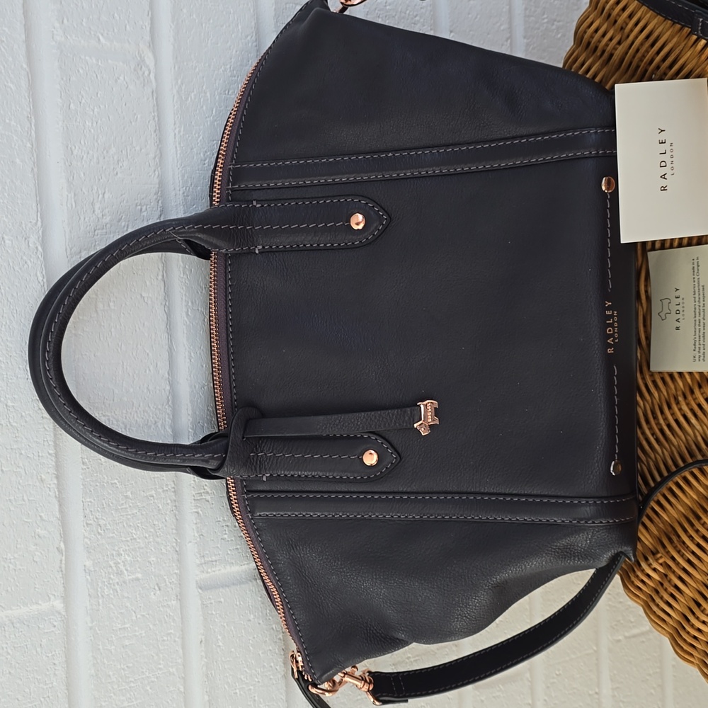 Radley London Kew Palace Leather Satchel Crissbody/Handbag